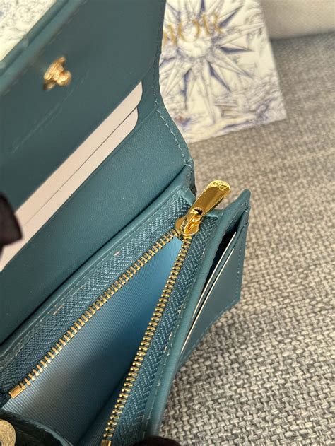 lady dior lotus wallet in cloud blue|Lady Dior Lotus Wallet Cloud Blue Patent Cannage Calfskin .